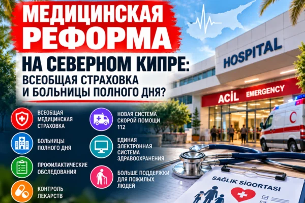 Всеобщая медицинская страховка и больницы полного дня: на Северном Кипре представили план реформы здравоохранения