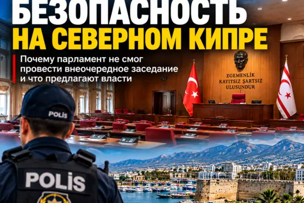 Безопасность на Северном Кипре: почему парламент не смог провести внеочередное заседание и что предлагают власти