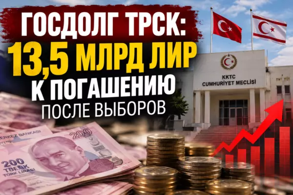 Госдолг Северного Кипра растёт: после выборов предстоит погасить 13,5 млрд лир за два месяца