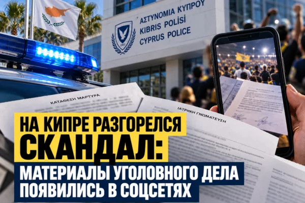 На Кипре разгорелся скандал: материалы уголовного дела появились в соцсетях