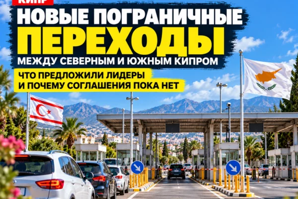Новые пограничные переходы на Кипре: что предложили лидеры Севера и Юга и почему соглашения пока нет