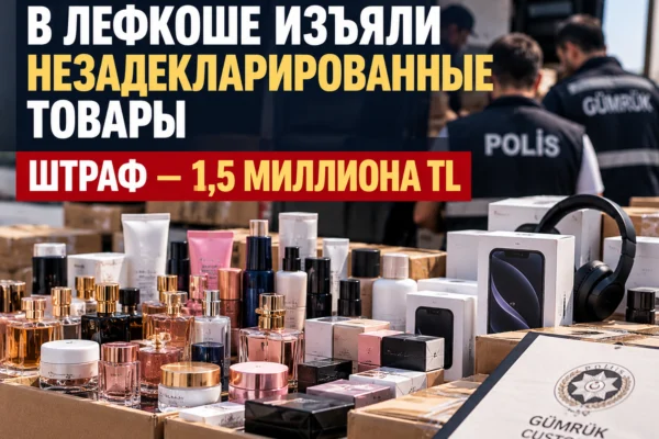 В Лефкоше изъяли товары на 507 тысяч лир: таможня выписала штраф в 1,5 миллиона TL