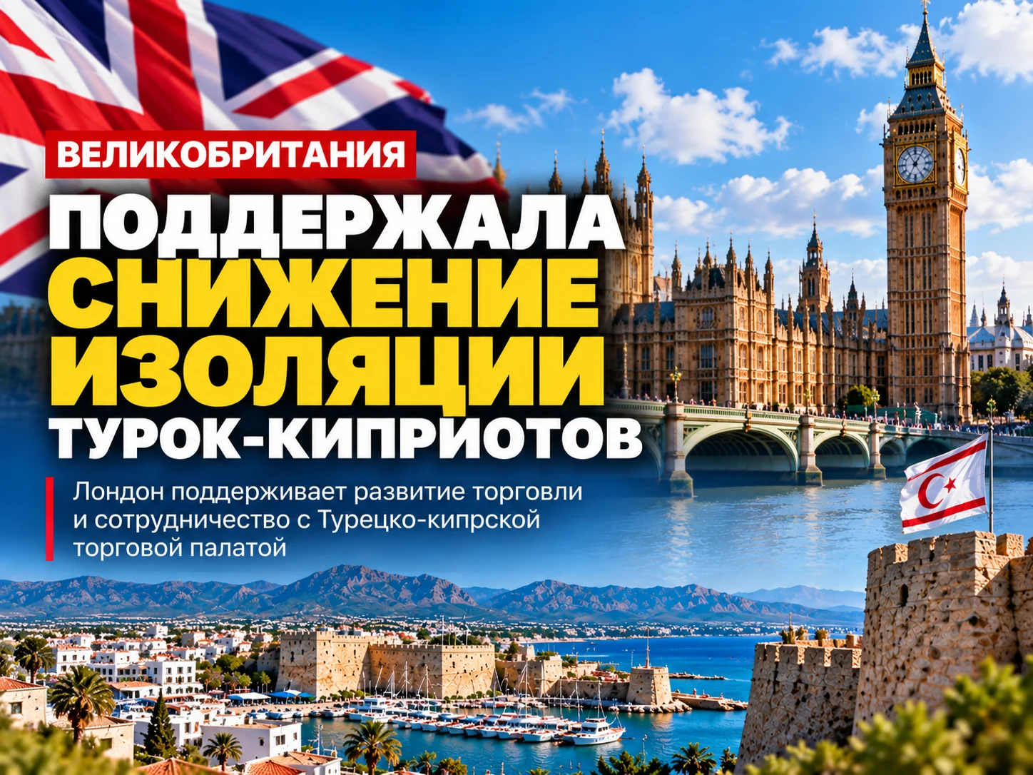 Великобритания поддержала снижение изоляции турок-киприотов: изменится ли торговля с Северным Кипром?