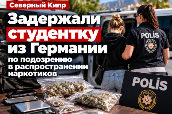 На Северном Кипре задержали студентку из Германии: полиция расследует распространение наркотиков через тайники