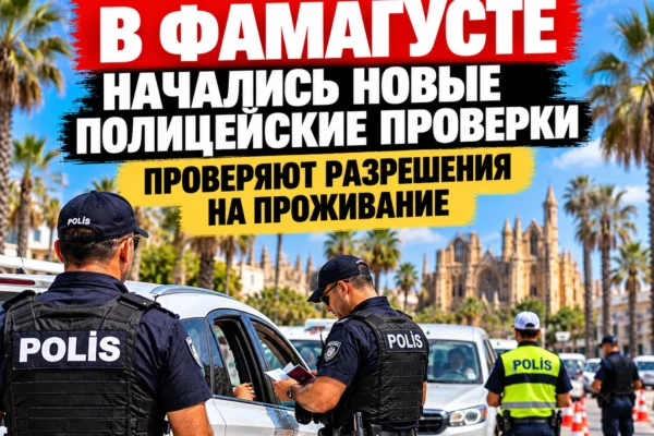 В Фамагусте и окрестных деревнях начали новые полицейские проверки: особое внимание — разрешениям на проживание