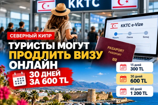 На Северном Кипре туристы могут продлить визу онлайн: 30 дней за 600 TL — условия и инструкция
