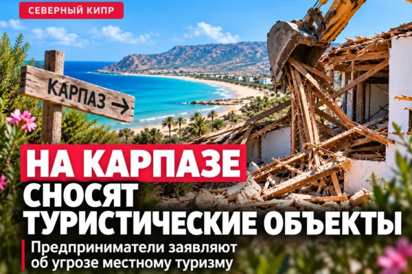 На Карпазе сносят туристические объекты: предприниматели заявляют об угрозе местному туризму