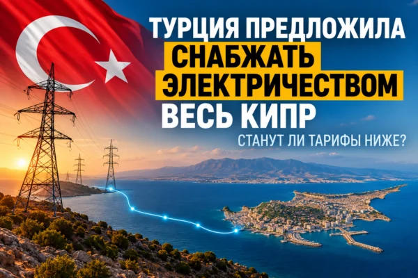 Турция предложила снабжать электричеством весь Кипр: станут ли тарифы ниже?