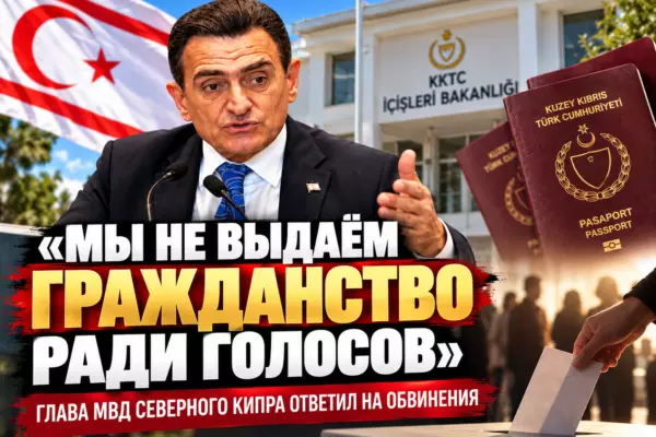 «Мы не выдаём гражданство ради голосов»: глава МВД Северного Кипра ответил на обвинения