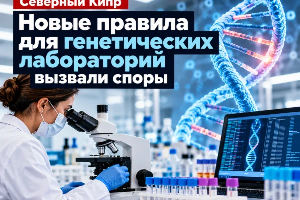 На Северном Кипре новые правила для генетических лабораторий вызвали споры: что изменилось и чем обеспокоены специалисты