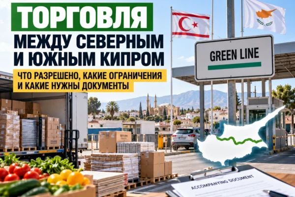 Торговля между Северным и Южным Кипром: что разрешено, какие документы нужны и как выйти на рынок ЕС